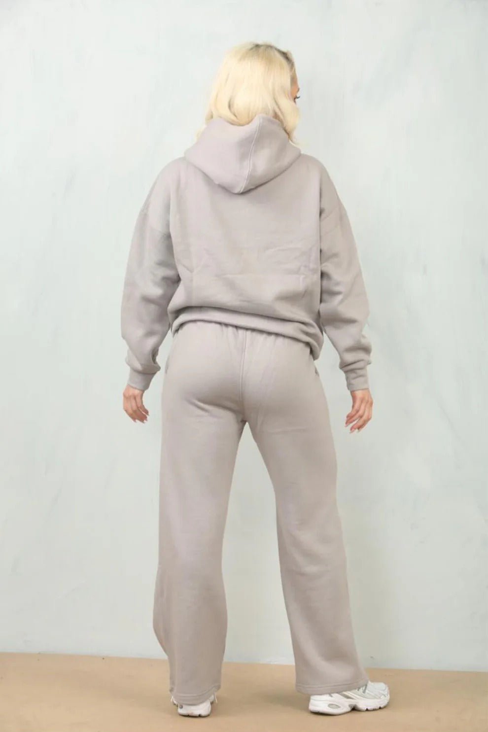 New Over Sized Hood with Flared Wide Leg Joggers - Remzs Fashion