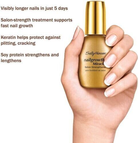 SALLY HANSEN Nail Growth Miracle Salon Strength Growth Treatment 13.3ml *NEW* - Remzs Fashion