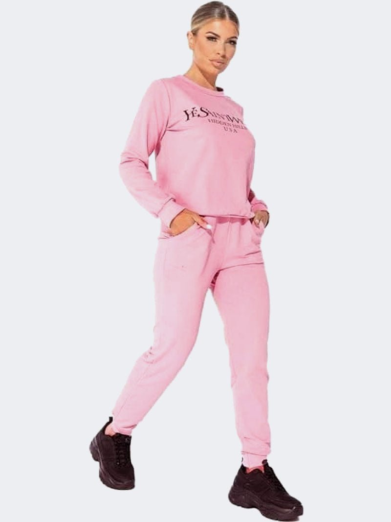 Women Lounge Wear Sets YE Saint West Slogan Ladies Long Sleeve Jogging Tracksuit - Remzs Fashion