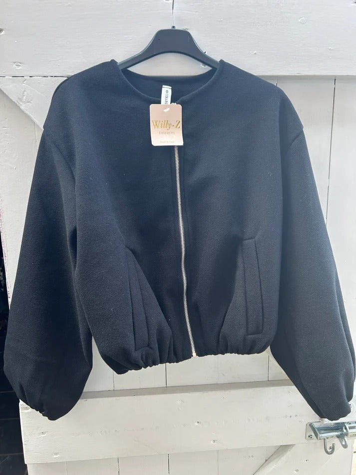Minimalist Bomber Jacket – Casual and Chic Outerwear - Remzs Fashion