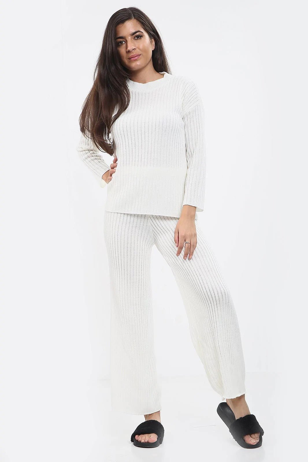 Womens loungewear long sleeves shirt and trousers set - Remzs Fashion