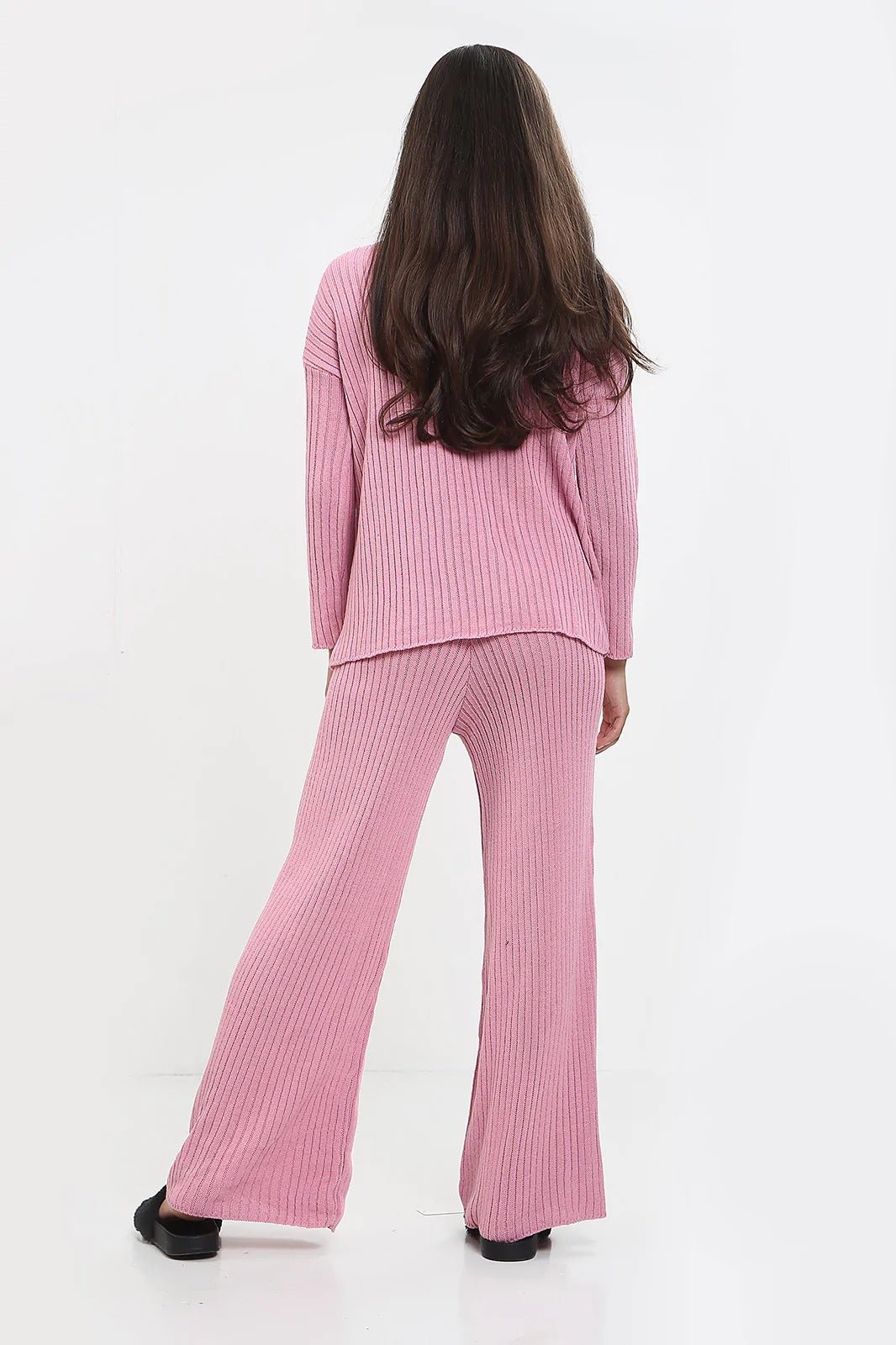 Womens loungewear long sleeves shirt and trousers set - Remzs Fashion