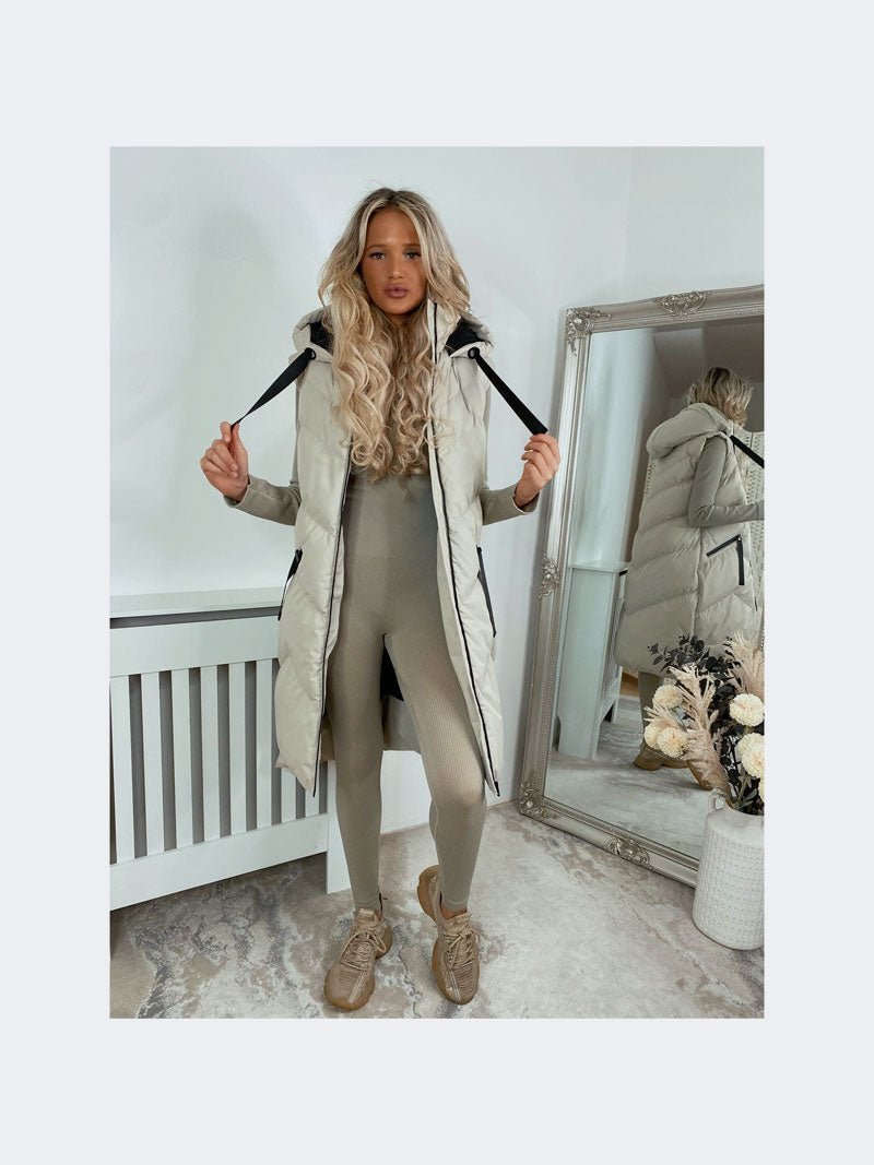 JESSIE TAGGED PADDED GILETS - Remzs Fashion