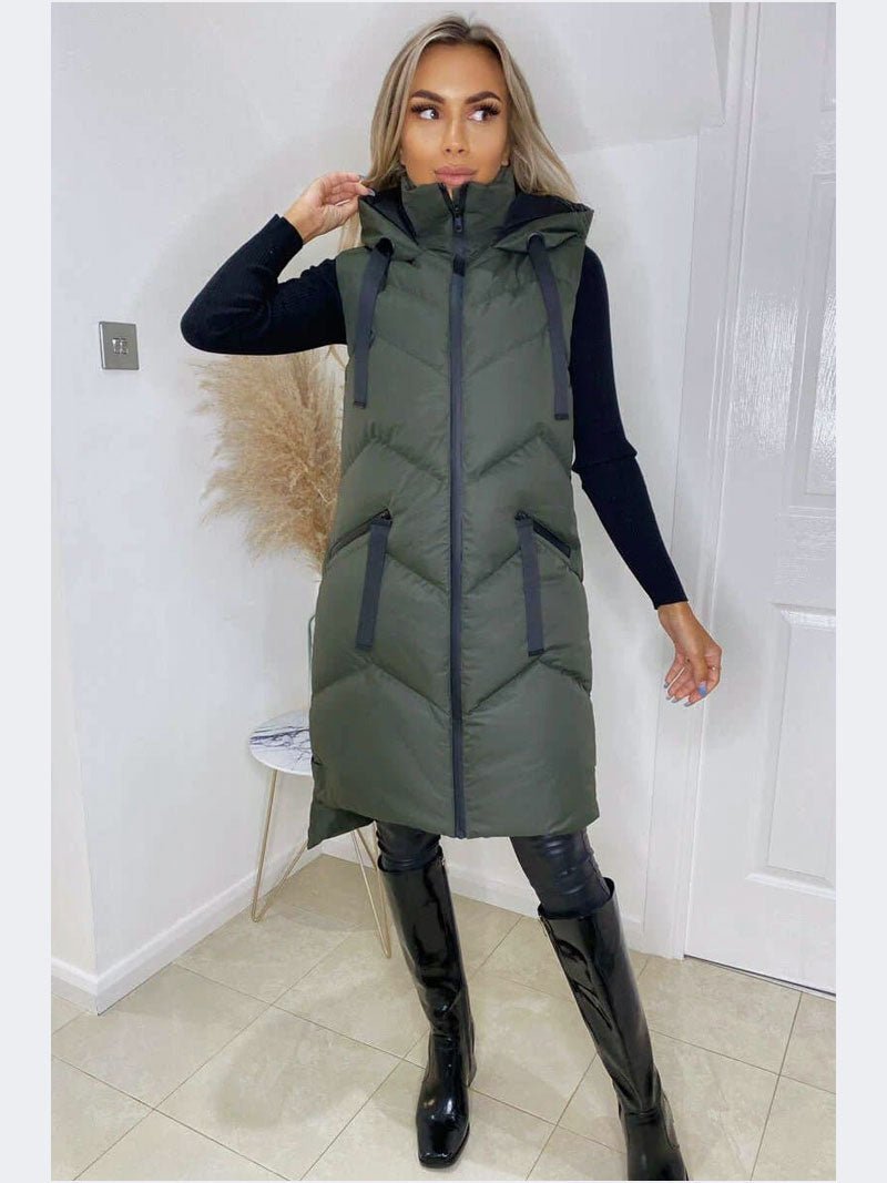 JESSIE TAGGED PADDED GILETS - Remzs Fashion