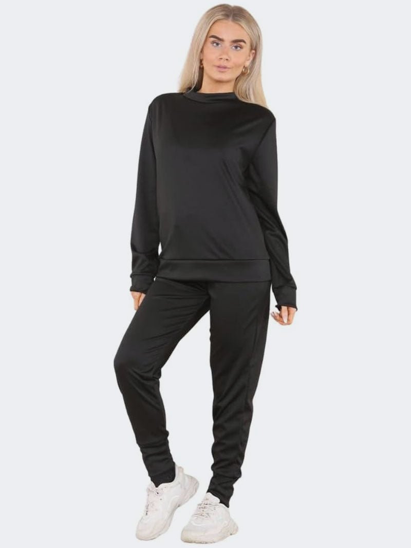 Women Plain Casual Loungewear Tracksuit - Remzs Fashion