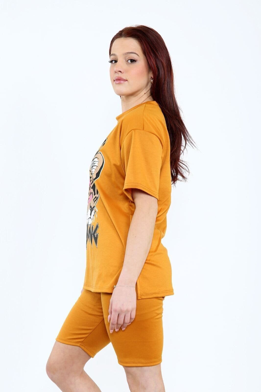 Women Tracksuit Set Lounge Wear Ladies Top Shirt Pants Suit Plus Size Loungewear - Remzs Fashion