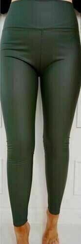 Women's Ladies PU Matte High Waist Wet Look Stretch Legging Pant Trousers - Remzs Fashion
